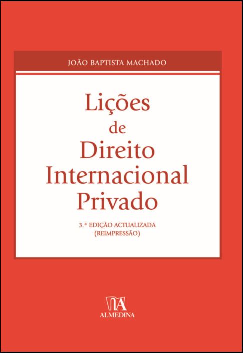 Lições de Direito Internacional Privado - 3.ª Edição