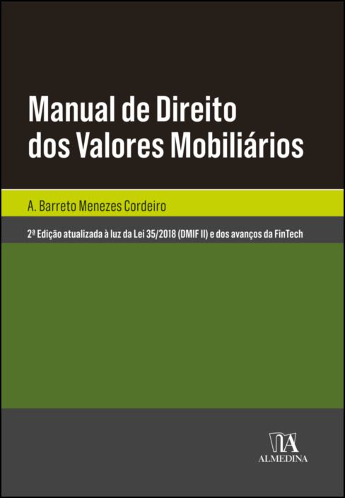 Manual de Direito dos Valores Mobiliários - 2ª Edição