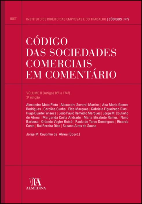 Código das Sociedades Comerciais em Comentário Volume II