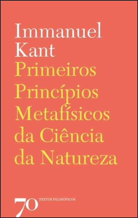 Primeiros Princípios Metafísicos da Ciência da Natureza