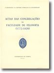 Actas das Congregações da Faculdade de Filosofia (1772-1820)