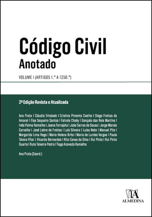 Código Civil Anotado - Volume I - 2ª Edição