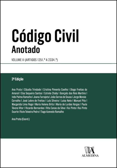 Código Civil Anotado - Volume II - 2ª Edição