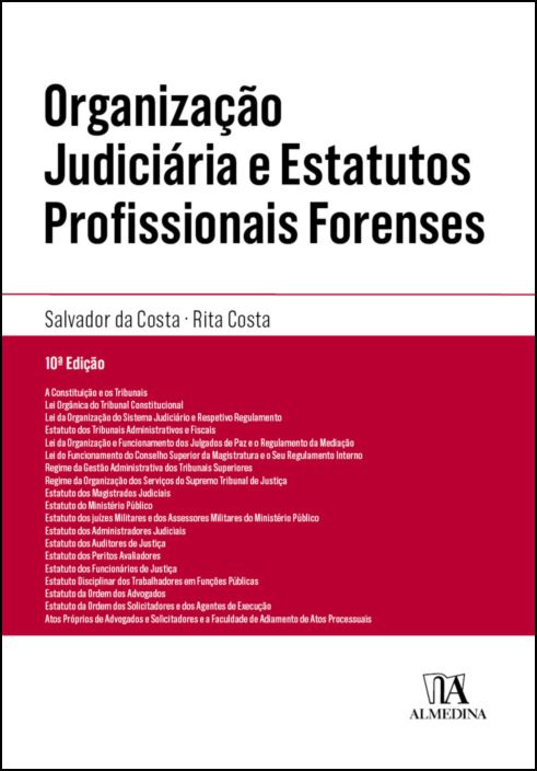 Organização Judiciária e Estatutos Profissionais Forenses