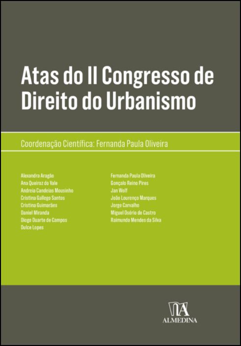 Atas do II Congresso de Direito do Urbanismo