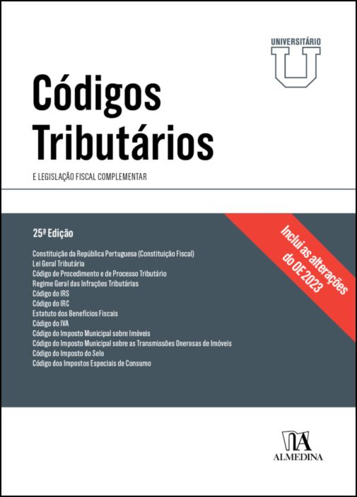 Códigos Tributários - Edição Universitária -  25ª Edição