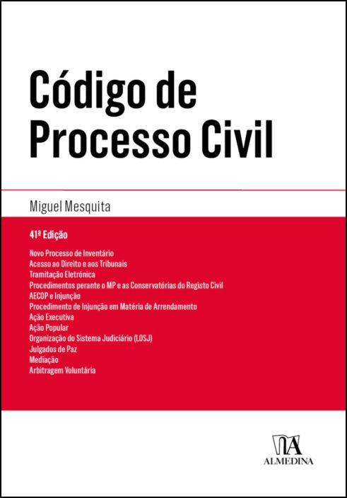 Código de Processo Civil - 41ª Edição