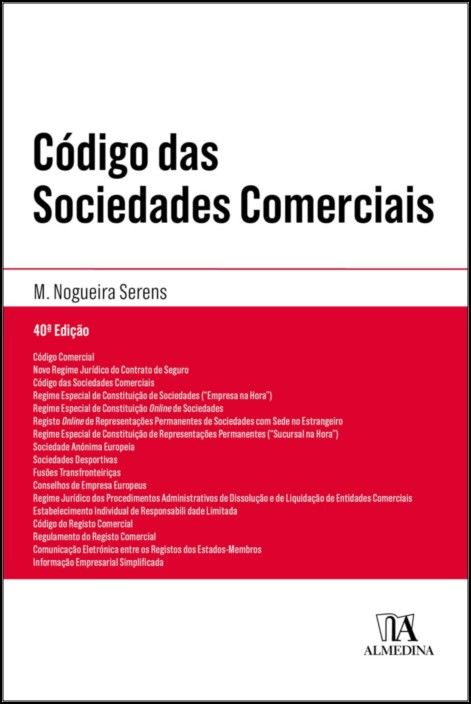 Código das Sociedades Comerciais - 40ª Edição