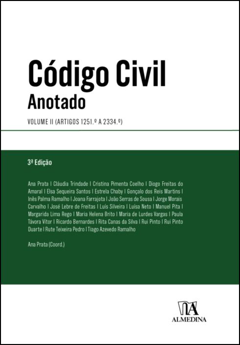 Código Civil Anotado - Vol. II