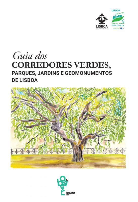Guia dos Corredores Verdes - Parques, Jardins e Geomonumentos de Lisboa.