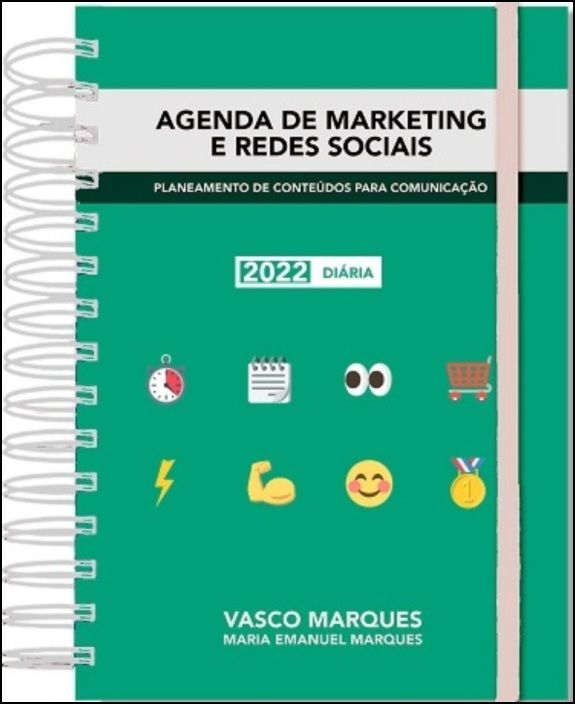 Agenda de Marketing e Redes Sociais - Diária Argolas 2023
