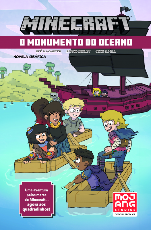 Minecraft: O Monumento do Oceano: Novela Gráfica