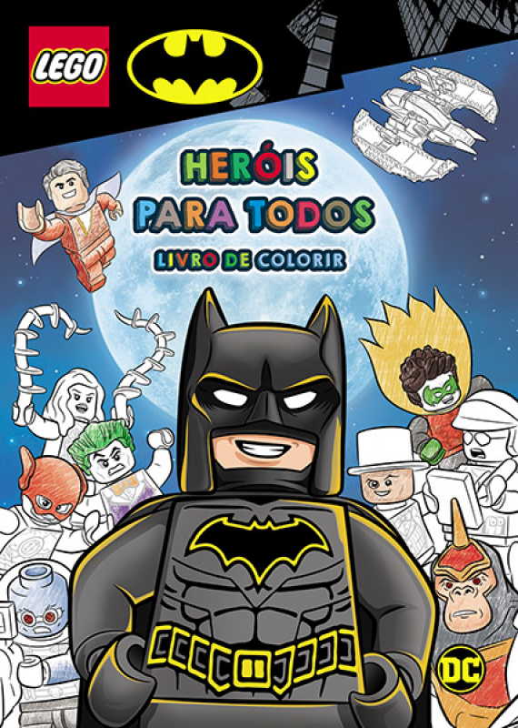 LEGO® Batman: Heróis para Todos: Livro de Colorir
