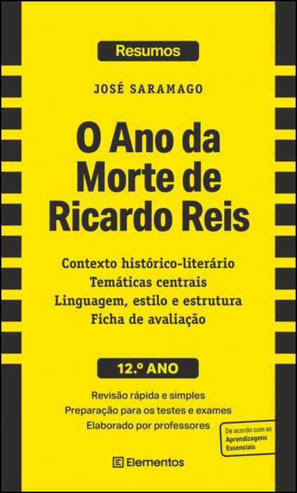 Resumos - O Ano da Morte de Ricardo Reis - José Saramago - 12.º Ano