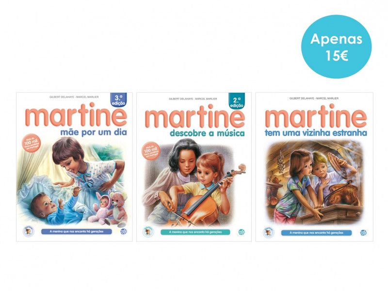 Martine -  3 livros a preço especial