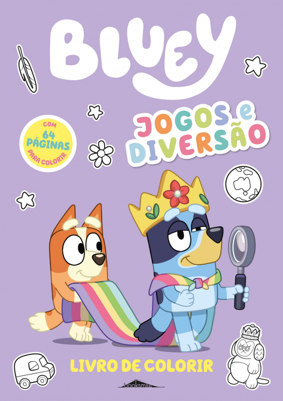 Bluey - Jogos e Diversão - Livro de Colorir
