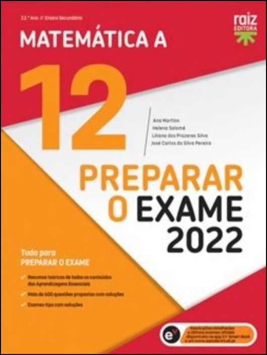 Preparar o Exame 2022 - Matemática A - 12.º Ano