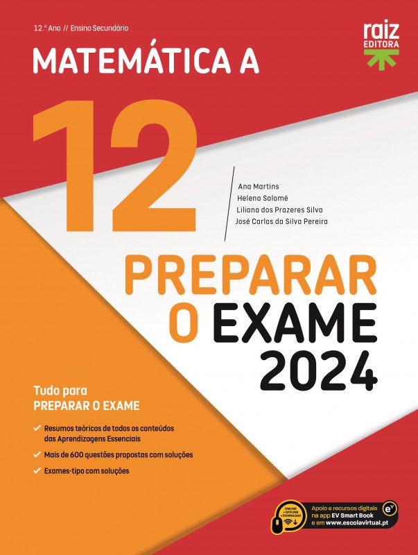 Preparar o Exame 2024 - Matemática A - 12.º Ano
