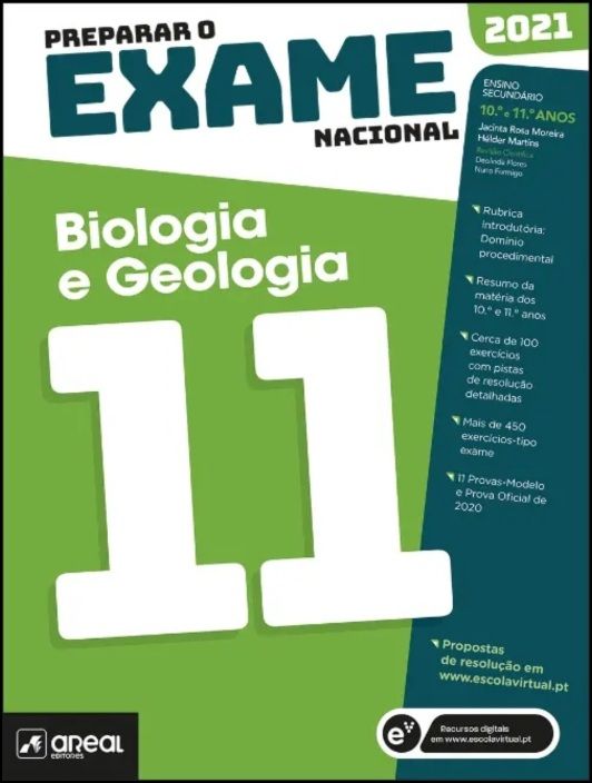 Preparar o Exame Nacional 2021 - Biologia e Geologia 11 - 11.º Ano 