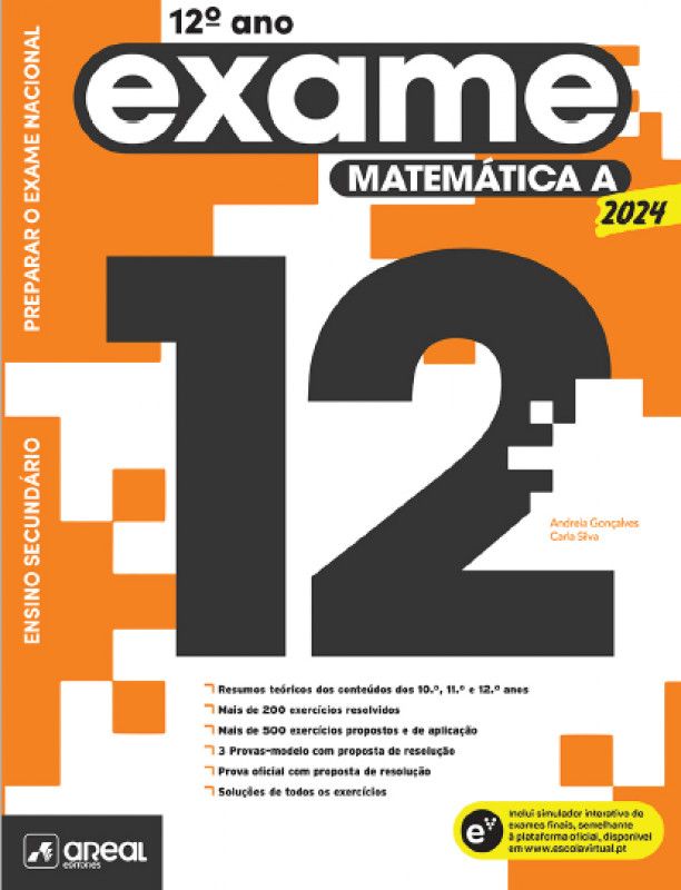 Preparar o Exame Nacional 2024 - Matemática A - 12.º Ano 