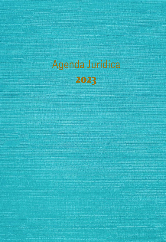 Agenda Jurídica 2023- Tradicional Azul Turquesa