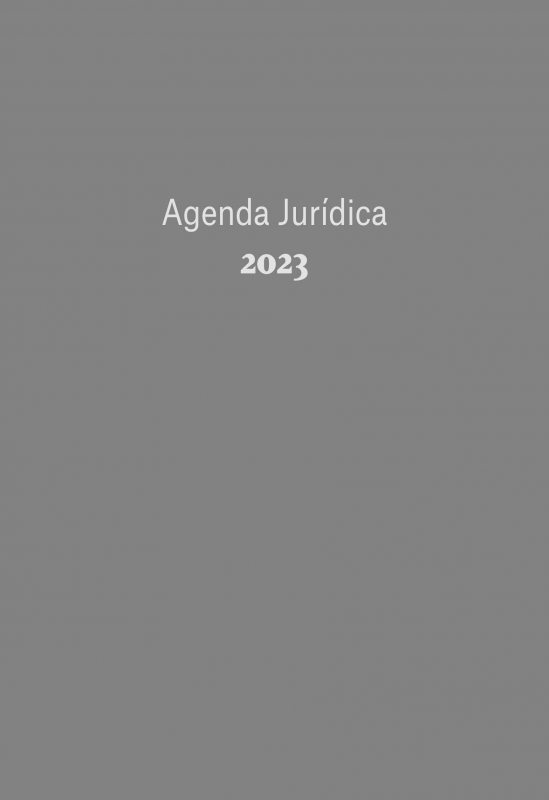 Agenda Jurídica 2023- Bolso Cinza