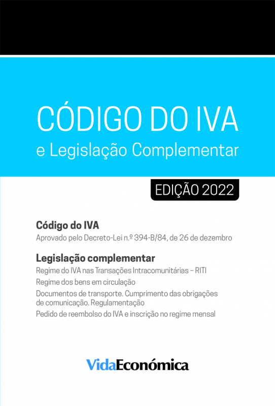 Código do IVA 2022 e Legislação Complementar