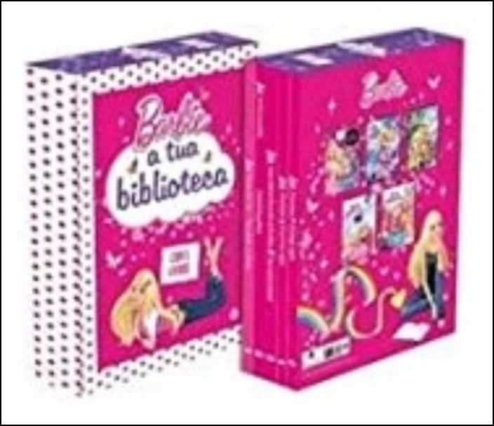 Barbie Filmes - Biblioteca Com 5 Livros