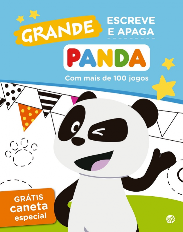 Panda - Escreve e Apaga - Livro de Atividades com Oferta de Caneta Especial