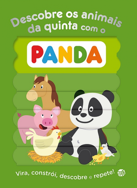 Descobre os Animais da Quinta com o Panda - Vira, Constrói, Descobre e Repete!