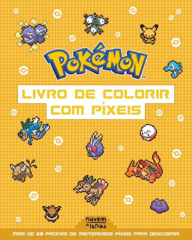Pokémon - Livro de Colorir com Píxeis
