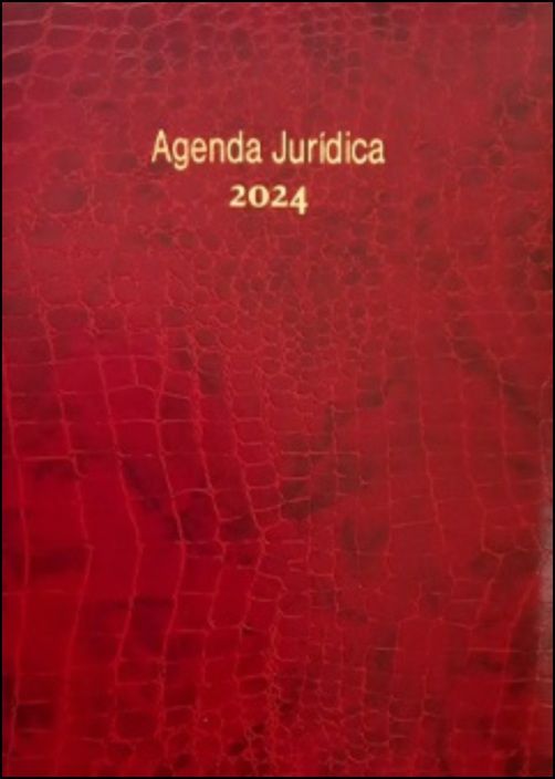 Agenda Jurídica Tradicional 2024 - Bordeaux Croco