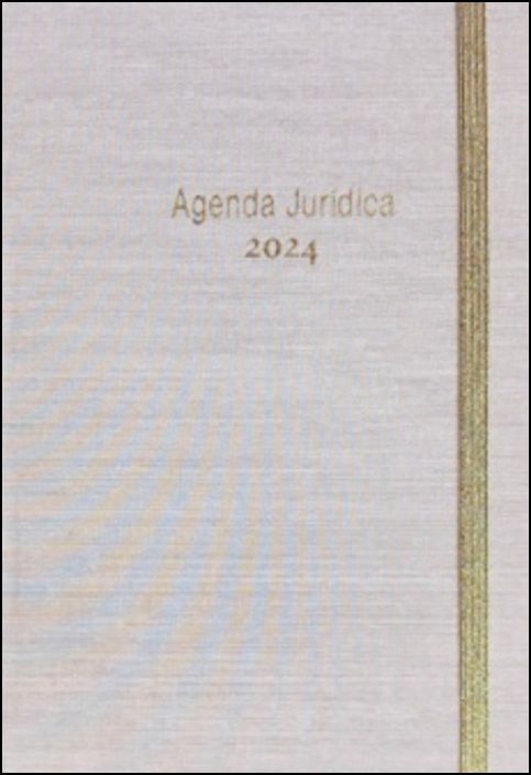 Agenda Jurídica Tradicional 2024 - Bolso Bege