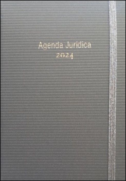 Agenda Jurídica Tradicional 2024 - Bolso Cinza