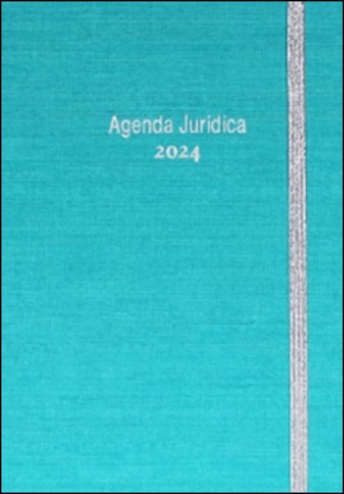 Agenda Jurídica Tradicional 2024 - Bolso Azul Turquesa