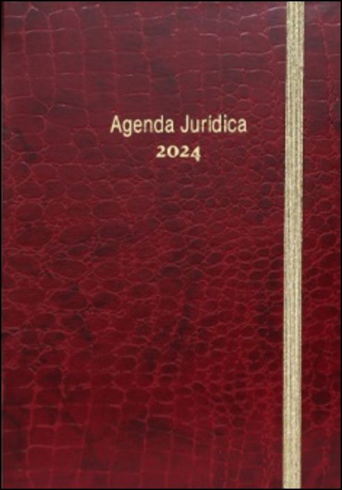 Agenda Jurídica Bolso 2024 -  Bordeaux Croco