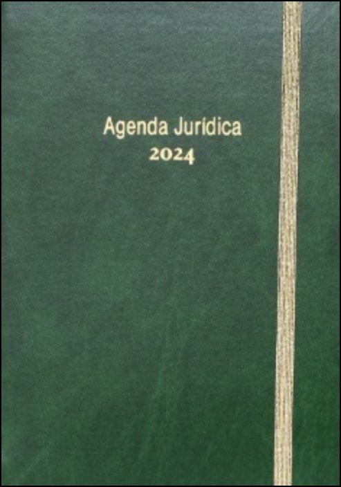 Agenda Jurídica Tradicional 2024 - Bolso Verde Matizado