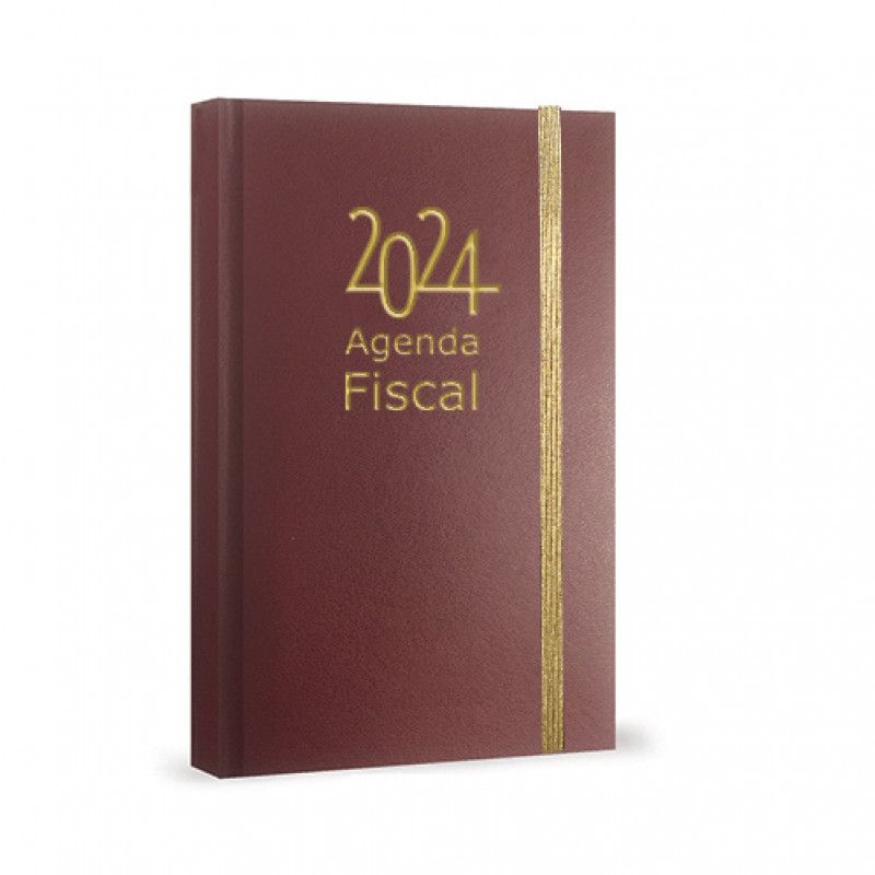 Agenda Fiscal 2024 - Edição de Bolso Bordeaux