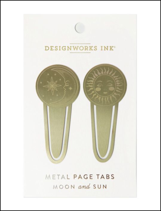 Brass Page Tabs - Celestial