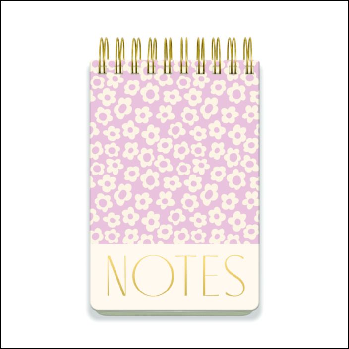 Large Chunky Notepad - Lilac + Groovy Floral