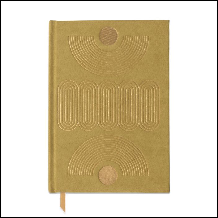 Suedette Hardcover Radiant Journal - Avocado (FSC Mix Credit)