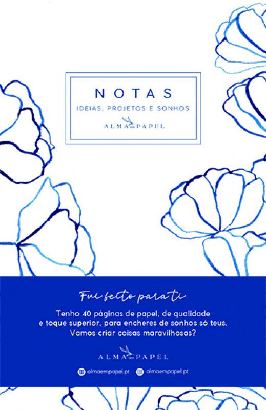 Caderno Indigo (Bolso)