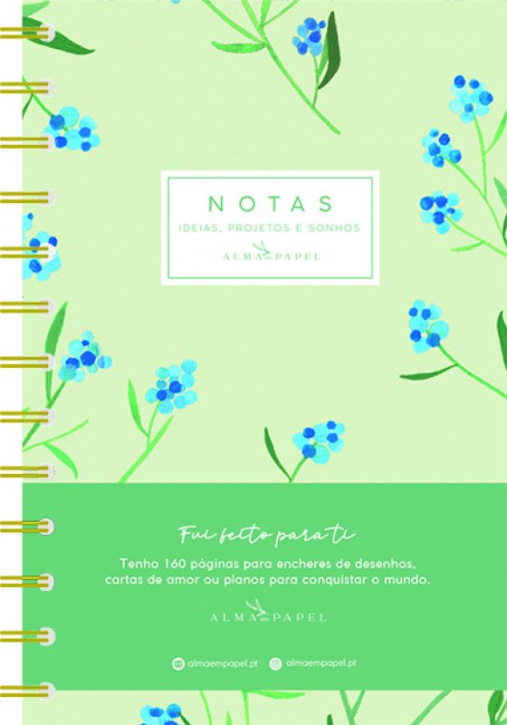 Caderno Hortênsias (Argolas)