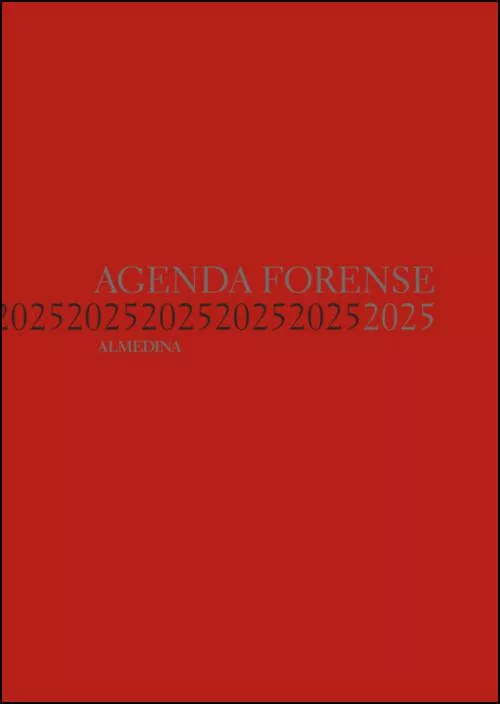 Agenda Forense 2025 (Vermelho)