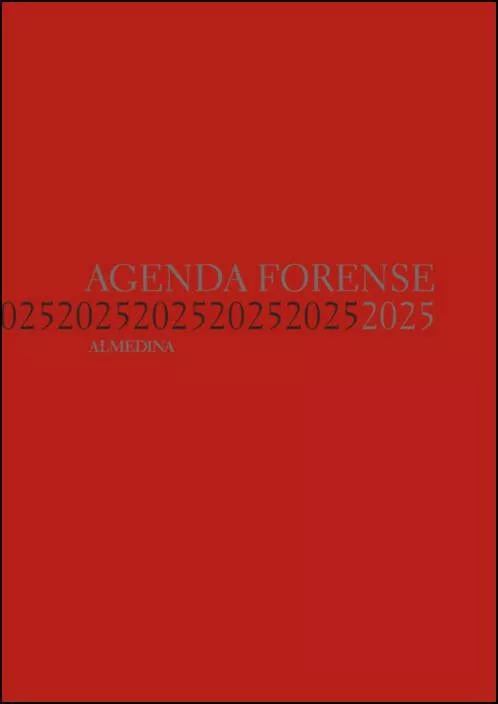 Agenda Forense 2025 - Bolso (Vermelho)