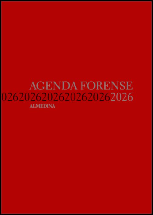 Agenda Forense 2026 (Vermelho)