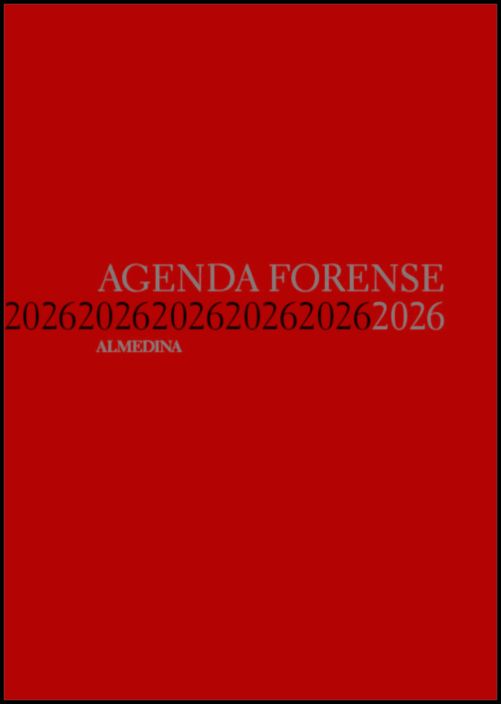 Agenda Forense 2026 Bolso - (Vermelho)