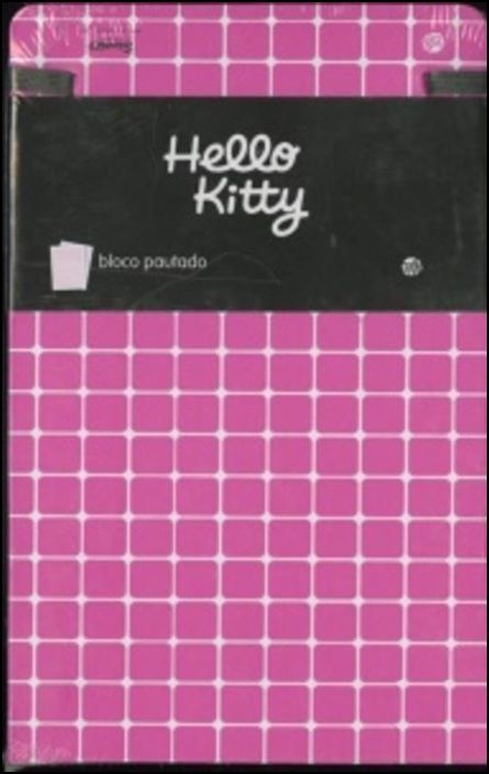 Hello Kitty - Bloco grande pautado (Gama Fashion)