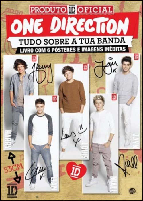 One Direction - Livro Póster: Tudo sobre a tua Banda