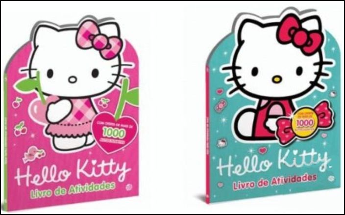 Hello Kitty - Pack de 2 Livros de Actividades com Autocolantes